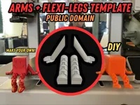 Gabarit de bras et jambes flexibles pour figurine assise — photo 1