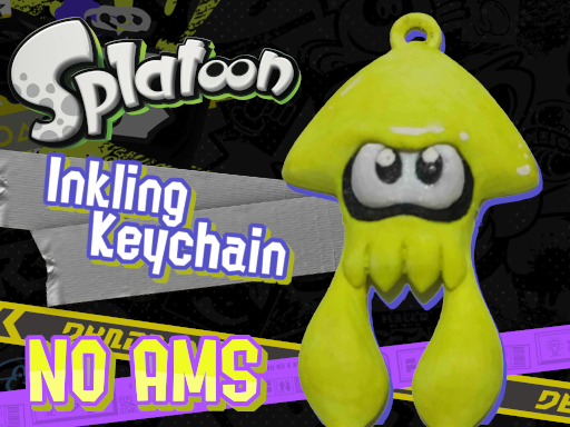 Splatoon Squid keychain (NO AMS)