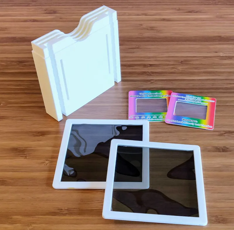 Captive Polarizing Filter Frame and Case