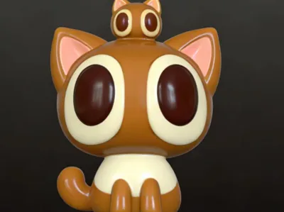 Caramel Pudding Kitten
