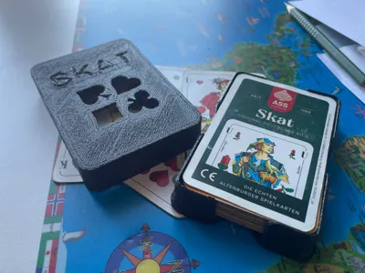 skat card box