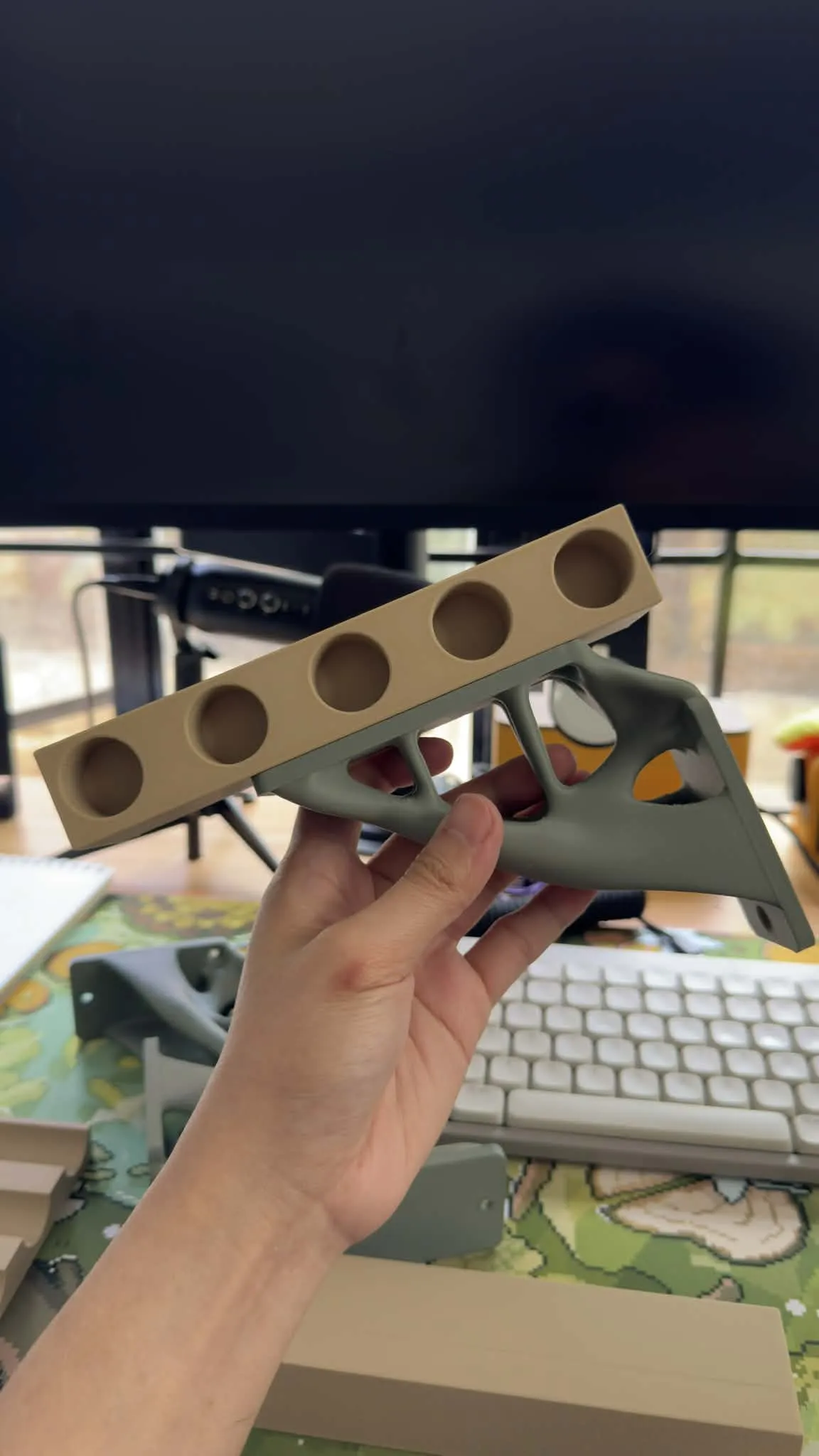 Dowel Shelf (A1 mini compatible) - Free 3D Print Model - MakerWorld
