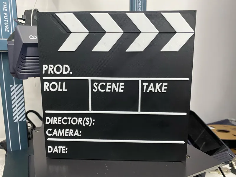 Movie Clapperboard Storage Container