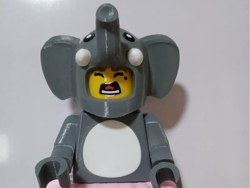Elephant Costume Girl Giant Minifig