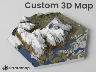 Custom 3D Map | Stratamap
