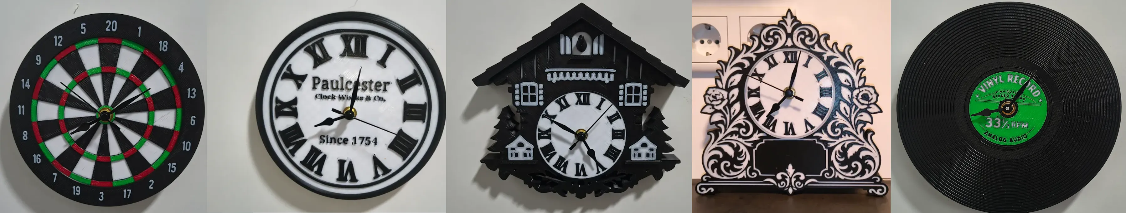 Retro Vinyl Record Wall Clock – LP Style Decor - Free 3D Print Model ...