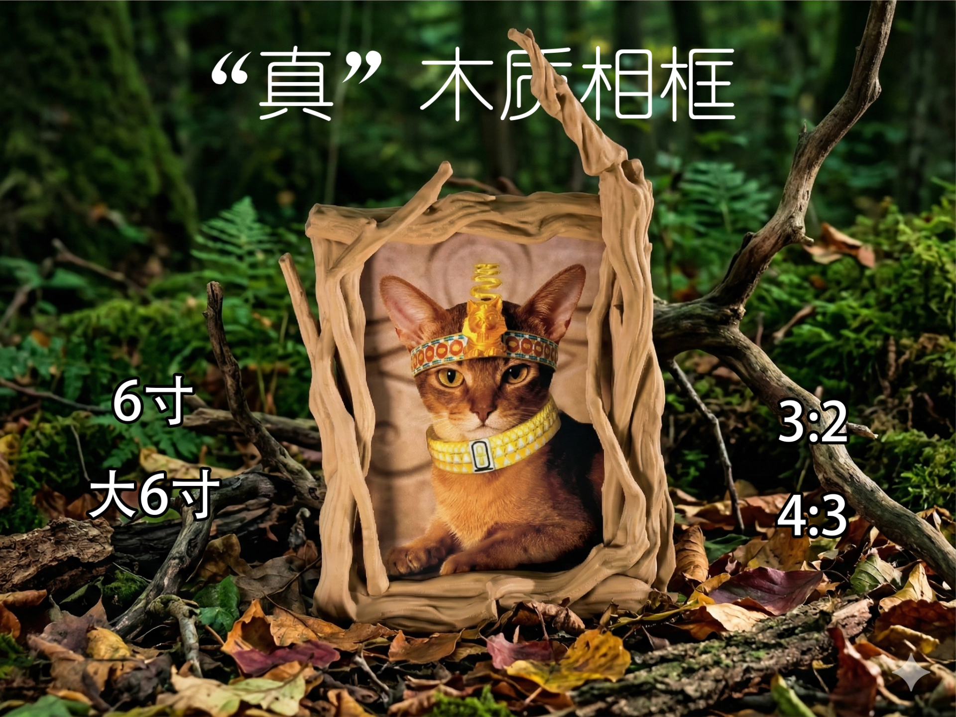 “真”木质相框
