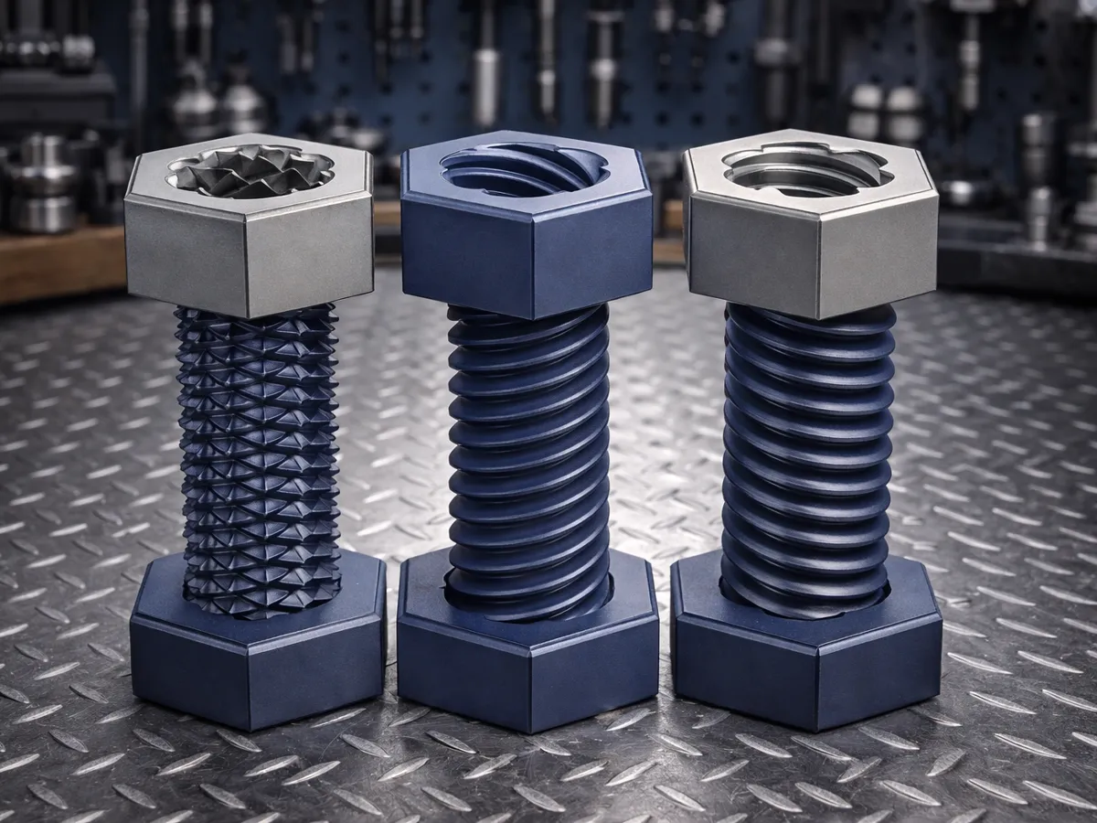Left / Right / Dual Thread Screws + Nuts - Free 3D Print Model - MakerWorld