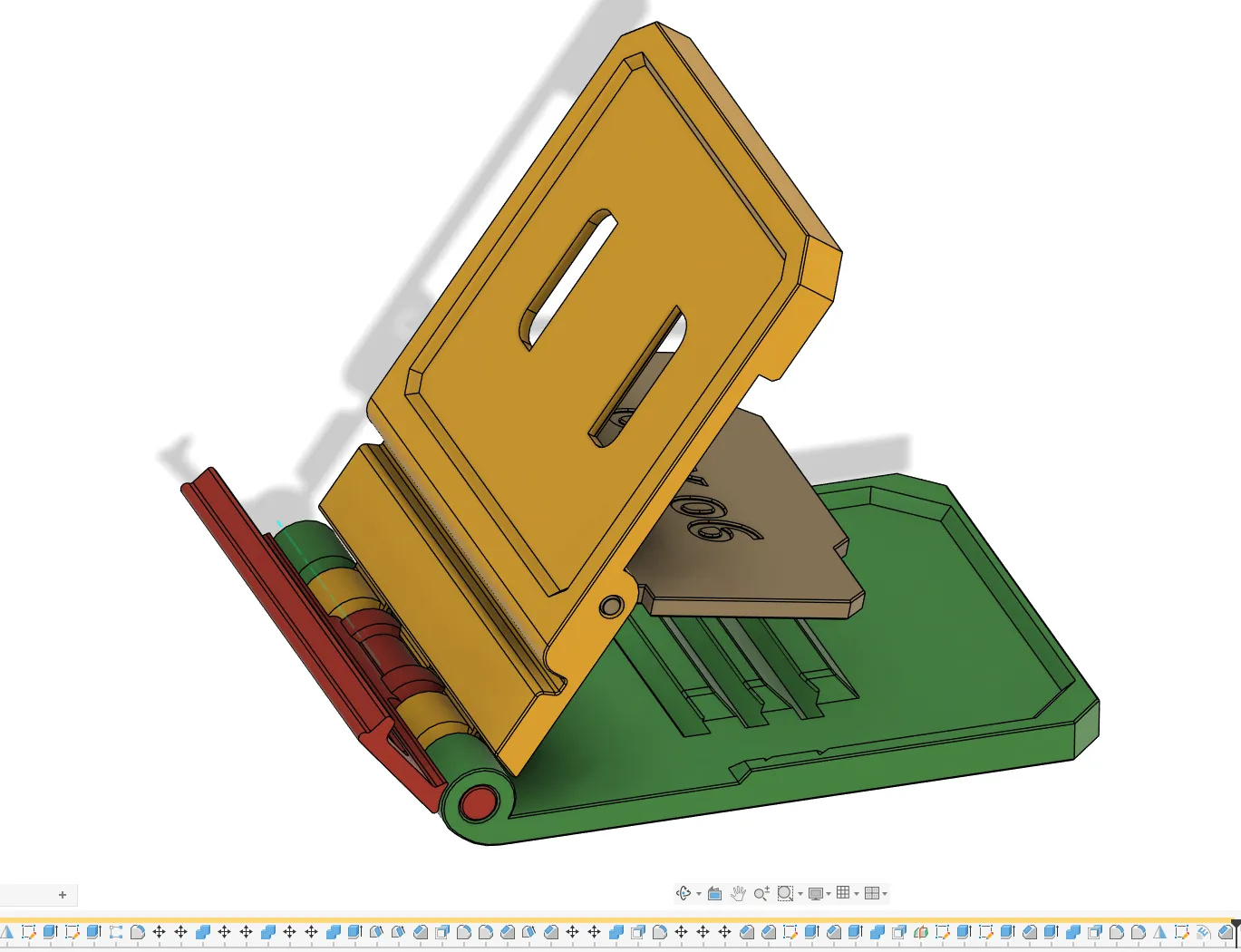Phone Stand with Customizable Labels - Free 3D Print Model - MakerWorld