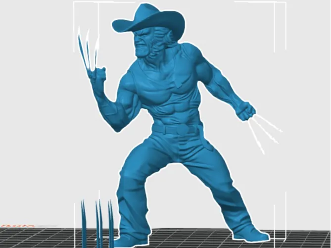wolverine with hat