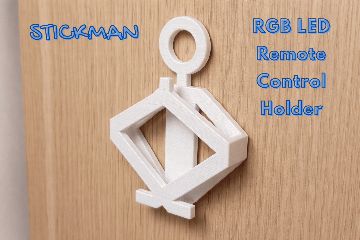 Stickman RGB Led Remote Control Holder