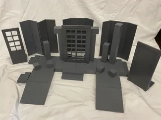 UIL One Act Play 1/12 scale set