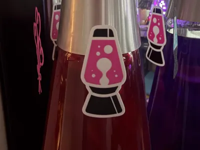 Lava Lamp for Spinning Topper