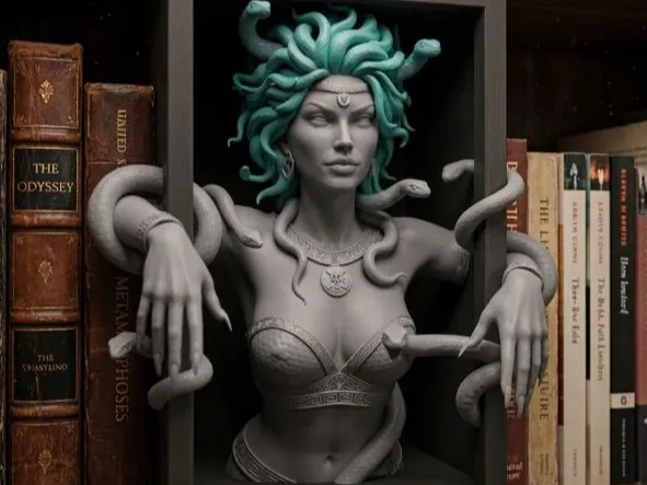 medusa book nook