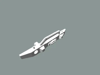 Scx24 Front Bumper Fixed