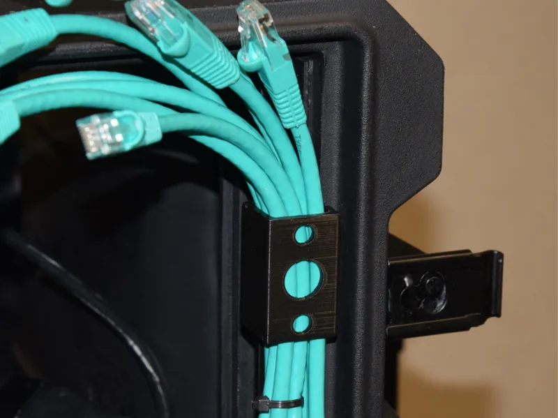 1U/2U Server Rack Post Cable Management Tube