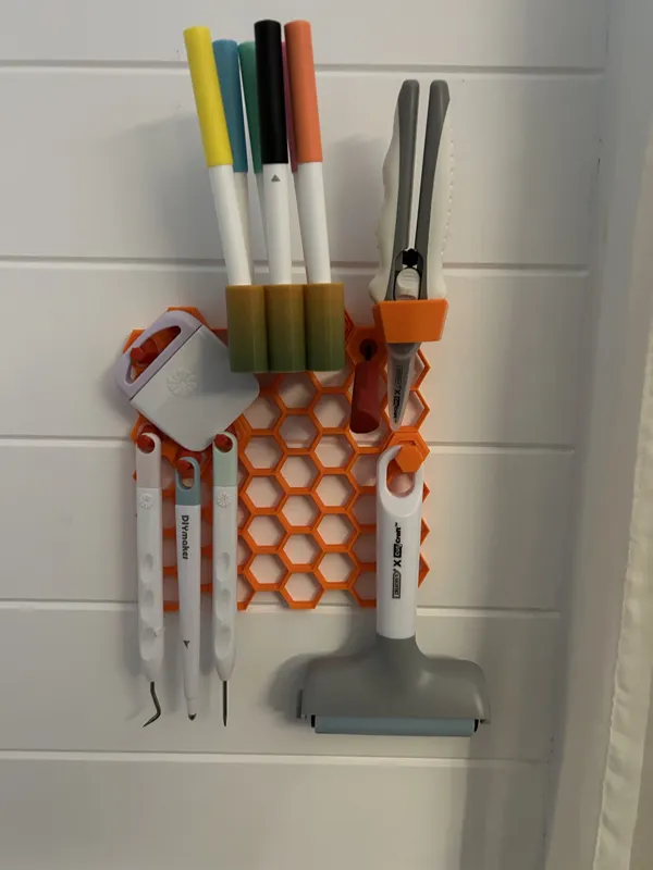 pencil holder for Honeycomb storage wall
