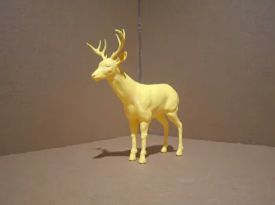 Elegant Deer Statue | Minimalist Deer Sculpture 