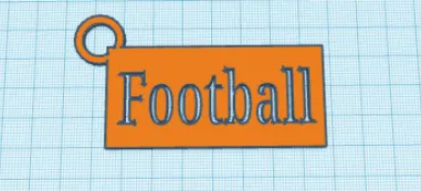Football keyring