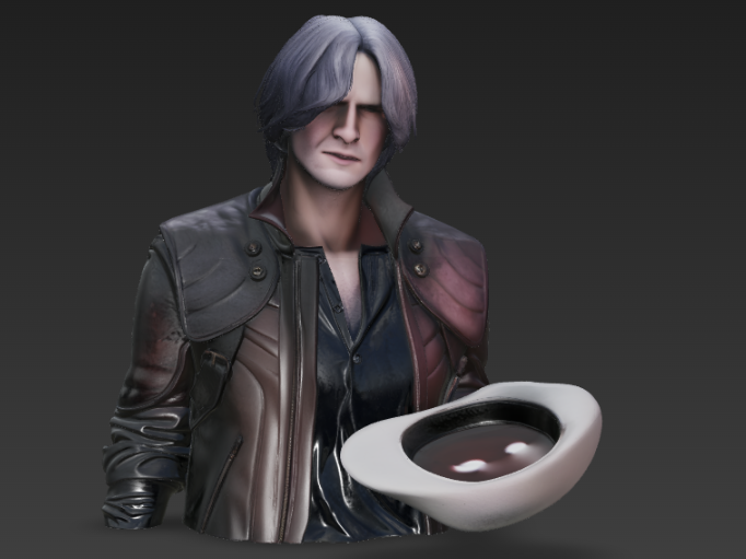 Dante – Devil May Cry 5 Half Bust | 3D Fanart 