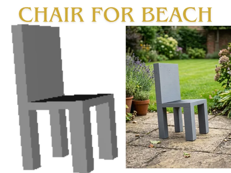chair for beach or garden