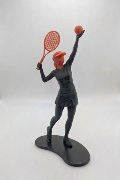 Tennis Athlete Minimalist Square