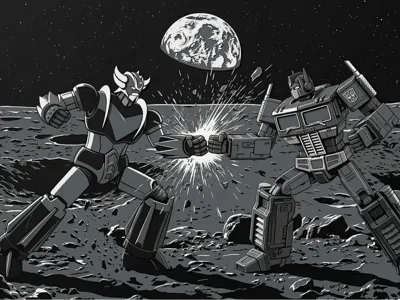 Goldorak vs Optimus Prime