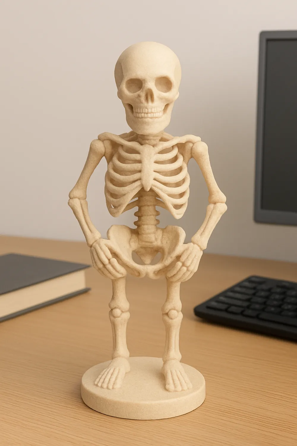 Halloween skeleton figurine - Free 3D Print Model - MakerWorld
