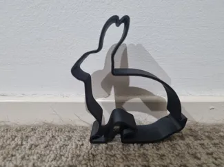 Rabbit cookie cutter