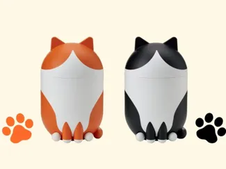 奶牛猫收纳罐