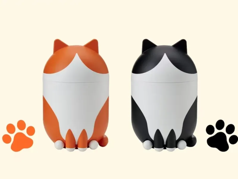 奶牛猫收纳罐