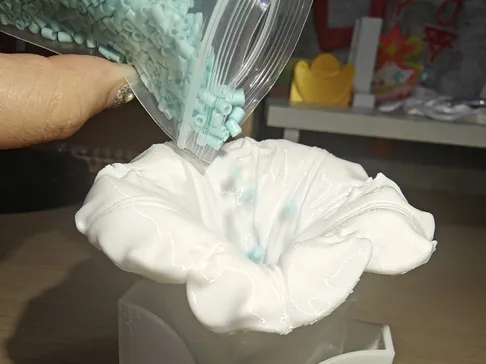 牵牛花拼豆漏斗