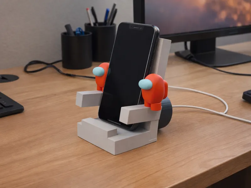 Soporte de celular de Among us