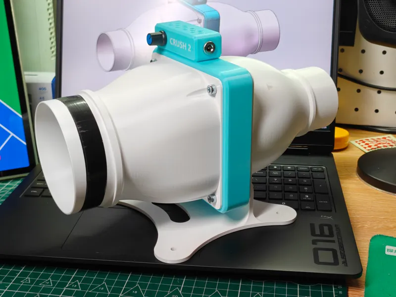 排气扇 排烟风机 一体化适配70mm 100mm管道12CM风机