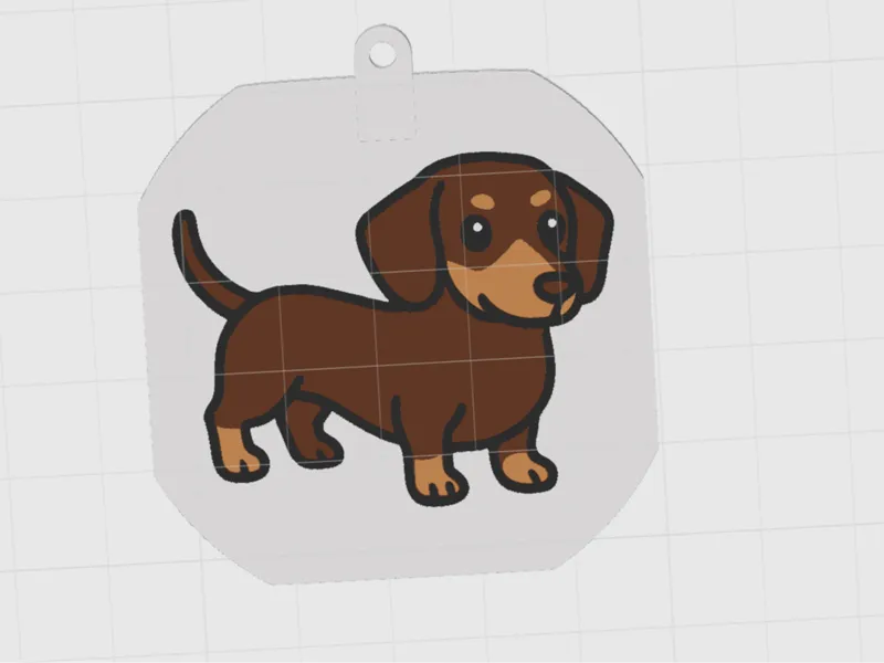 Chaveiro dachshund salsicha