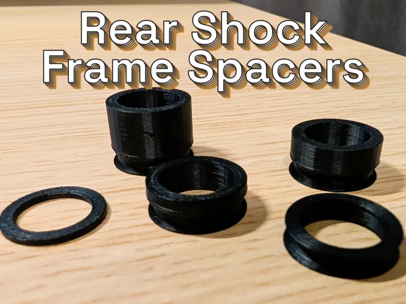 MTB Rear Shock Frame Spacers Bushings (Rockshox)