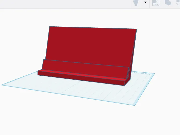 Half sheet paper holder