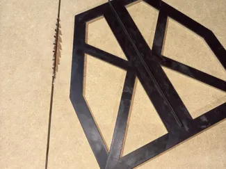 Cross Cut Sled Fence Jig (thin kerf)