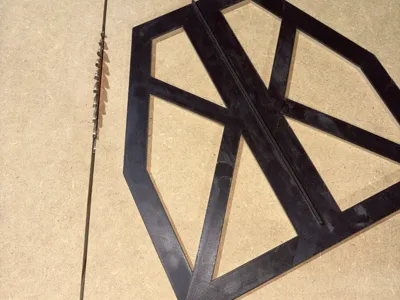 Cross Cut Sled Fence Jig (thin kerf)