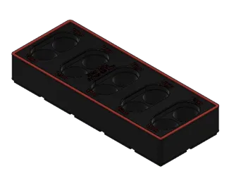 Gridfinity SUNEX Metric and SAE Swivel socket tray