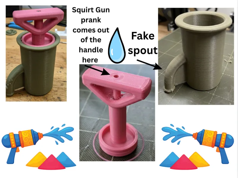 Squirt Gun prank