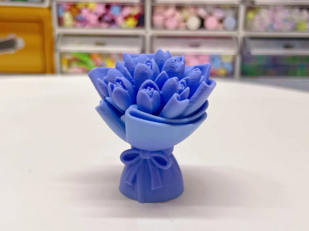 Tulip Bouquet Ornament - Free 3D Print Model - MakerWorld
