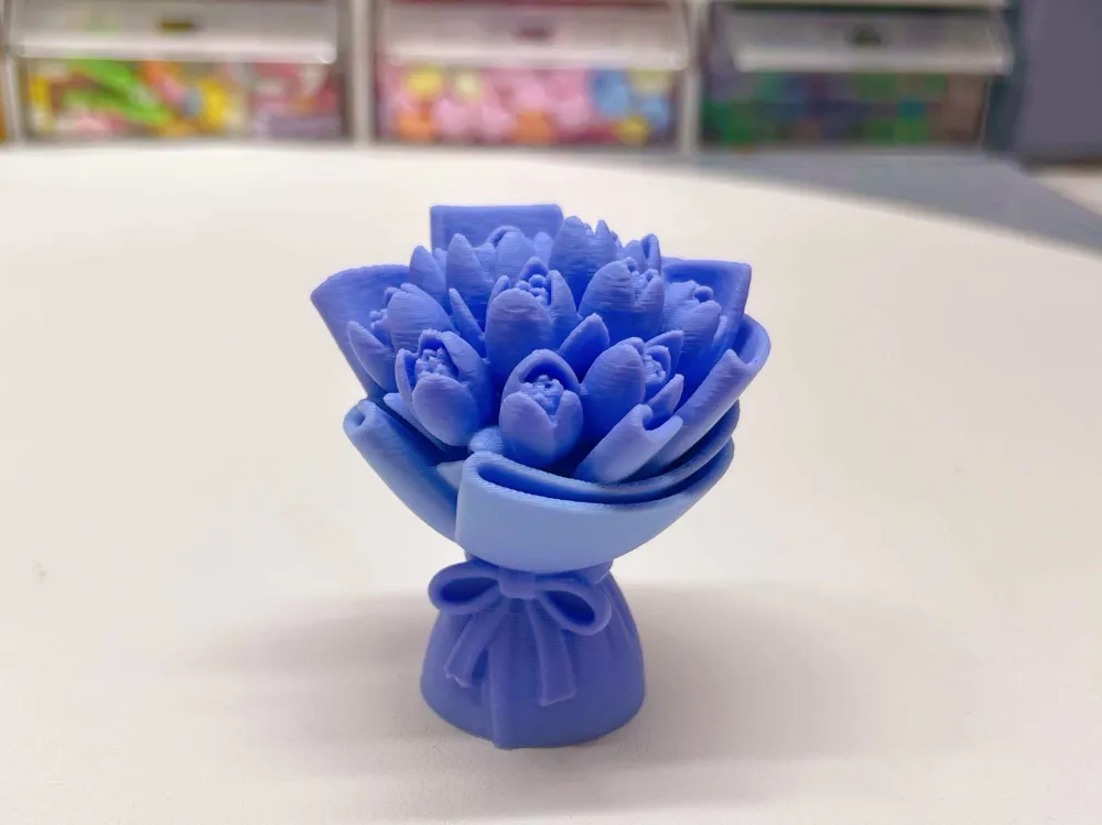 Tulip Bouquet Ornament - Free 3D Print Model - MakerWorld