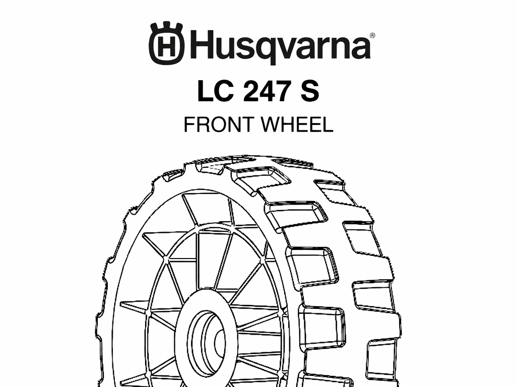 HUSQVARNA - LC 247 S FRONT WHEEL
