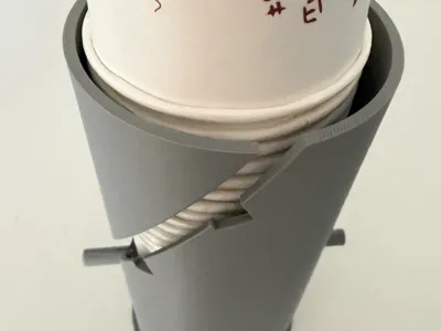 Disposable Cup Holder (Manual Lift, Dustproof, Easy Access)