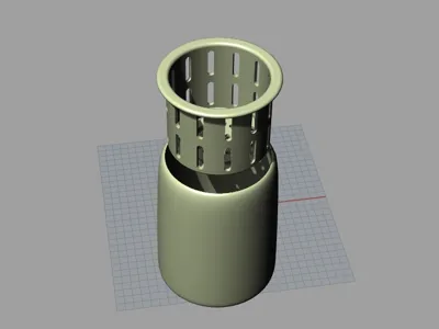 55mm caliber hydroponic plant pot