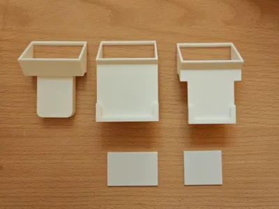 Holders for rectangular hygrometers