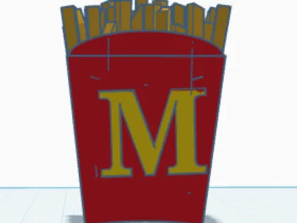 Barquette de frites Mc Do