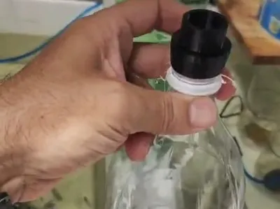 PET bottle adapter for 3/4 inch pipe