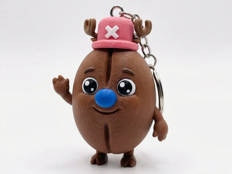 Chopper Bean Keychain - Coffee Bean Family #5